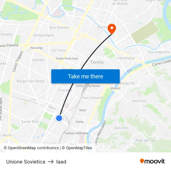 Soviet Union to Iaad map