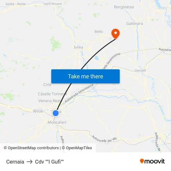 Cernaia to Cdv "The Owls" map