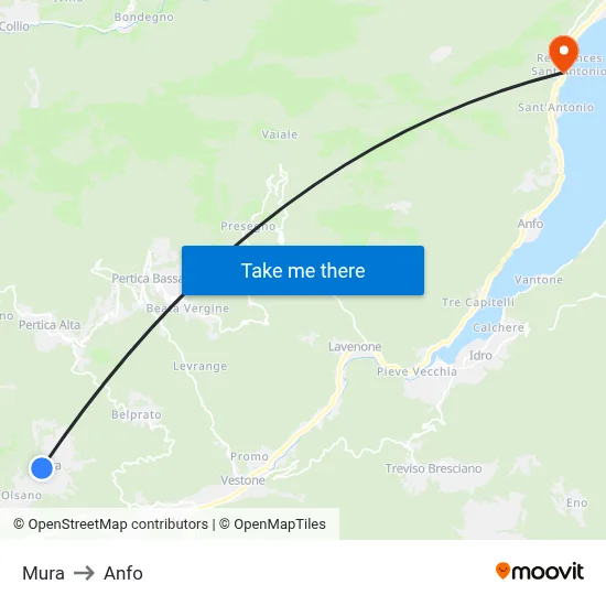 Mura to Anfo map