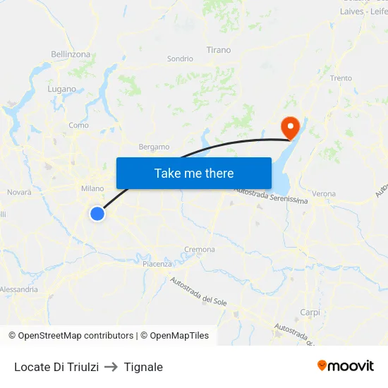 Locate Di Triulzi to Tignale map