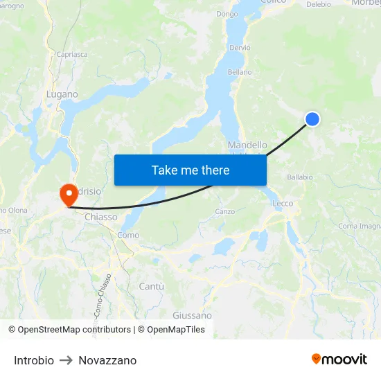 Introbio to Novazzano map