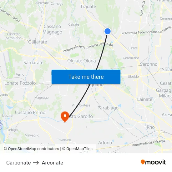 Carbonate to Arconate map