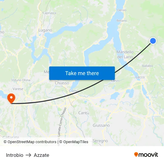 Introbio to Azzate map