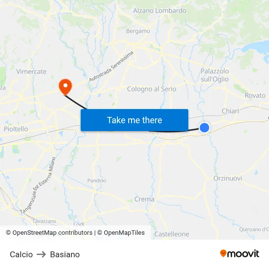 Soccer to Basiano map