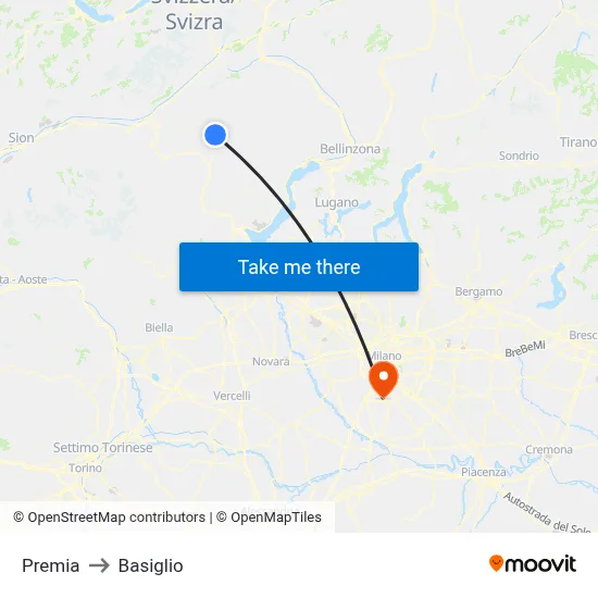 Premia to Basiglio map