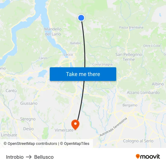 Introbio to Bellusco map