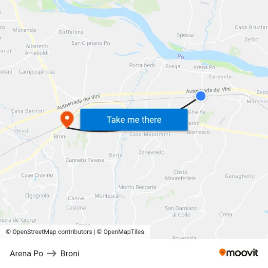 Arena Po to Broni map