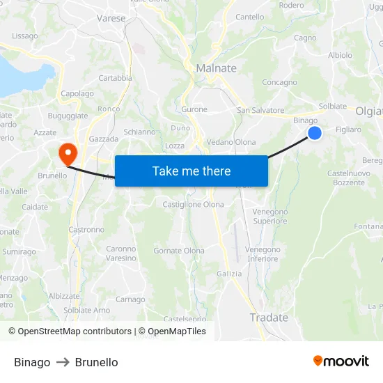 Binago to Brunello map