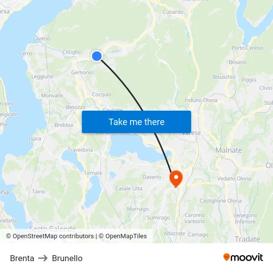 Brenta to Brunello map