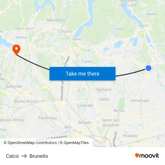 Calco to Brunello map