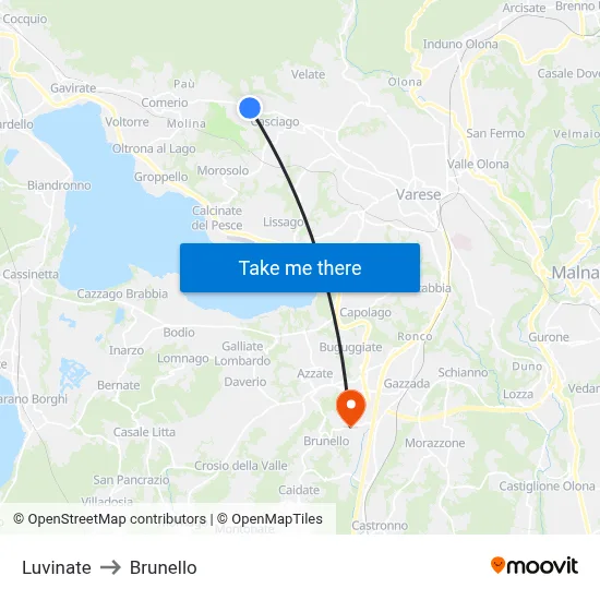 Luvinate to Brunello map