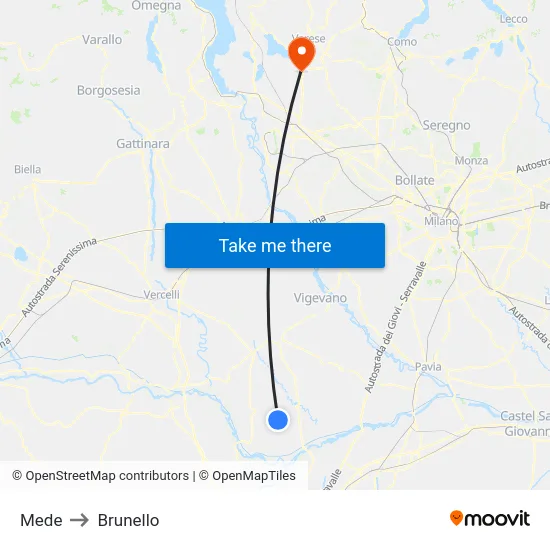 Mede to Brunello map