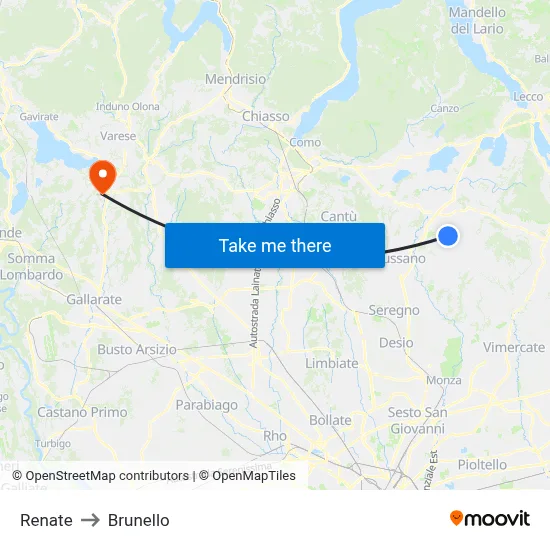 Renate to Brunello map