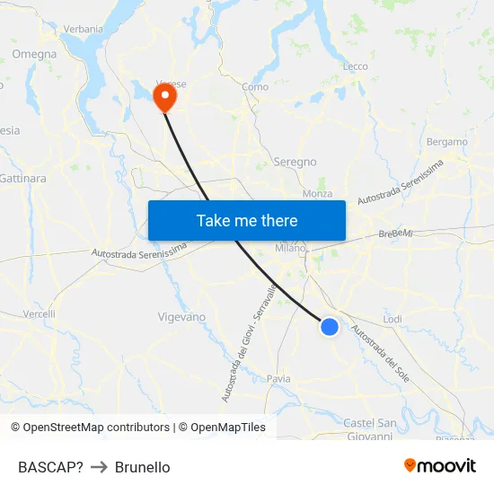 Bascap to Brunello map