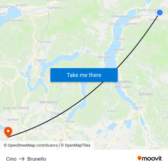 Cino to Brunello map