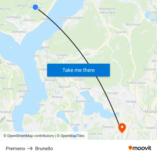 Premeno to Brunello map
