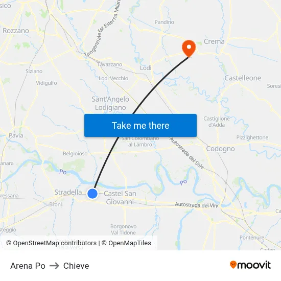 Arena Po to Chieve map