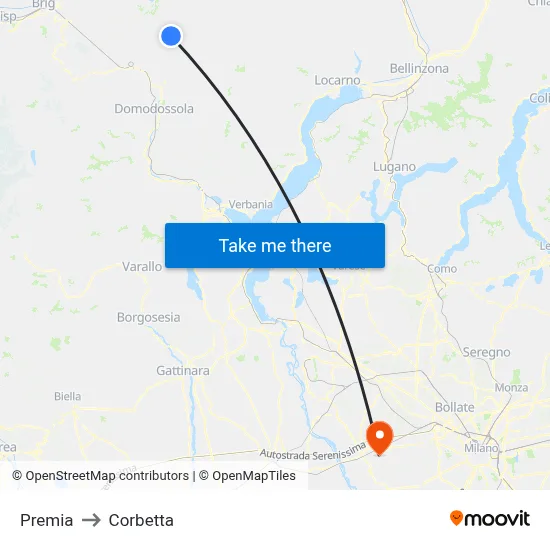 Premia to Corbetta map