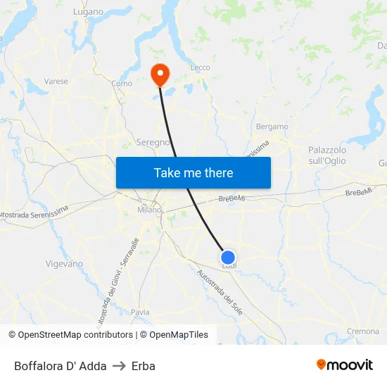 Boffalora D'Adda to Herb map