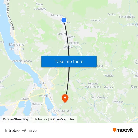 Introbio to Erve map