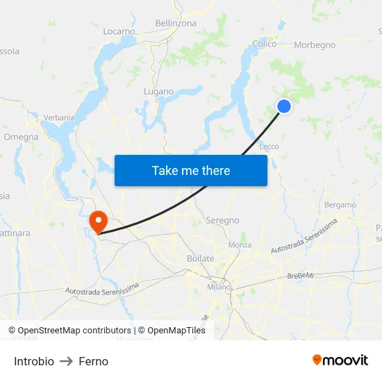Introbio to Ferno map