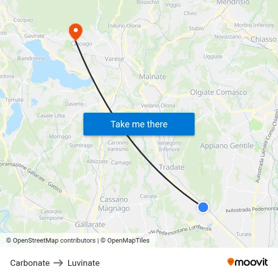 Carbonate to Luvinate map