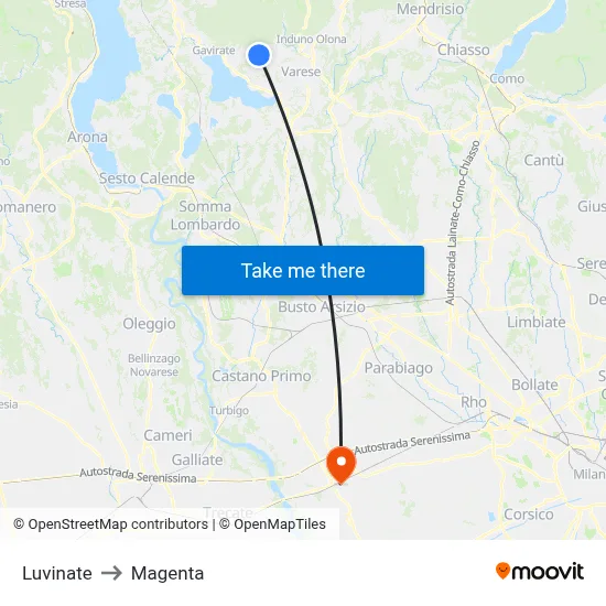 Luvinate to Magenta map