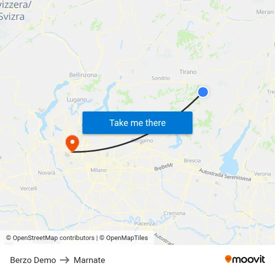 Berzo Demo to Marnate map