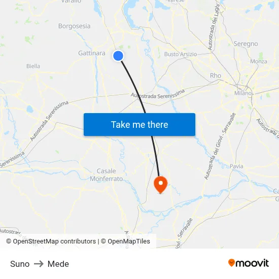 Suno to Mede map