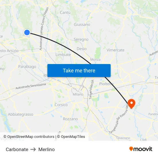 Carbonate to Merlino map