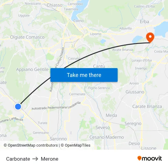 Carbonate to Merone map