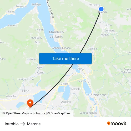 Introbio to Merone map