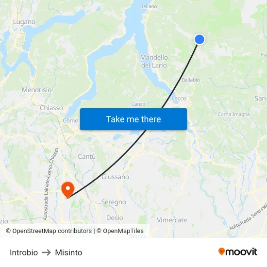 Introbio to Misinto map