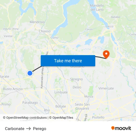 Carbonate to Perego map