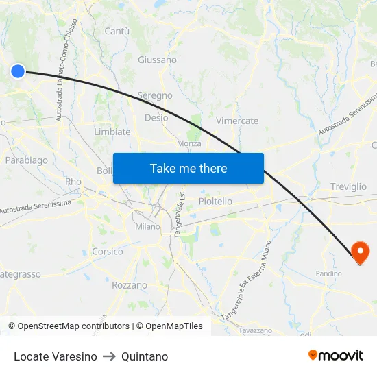 Locate Varesino to Quintano map