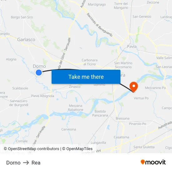 Dorno to REA map
