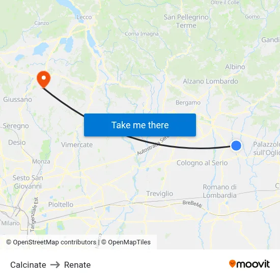 Calcinate to Renate map