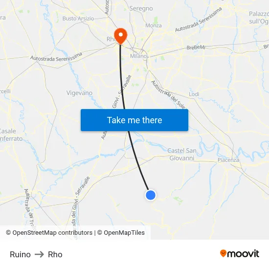 Ruino to Rho map