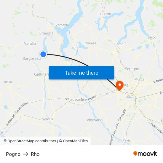 Pogno to Rho map