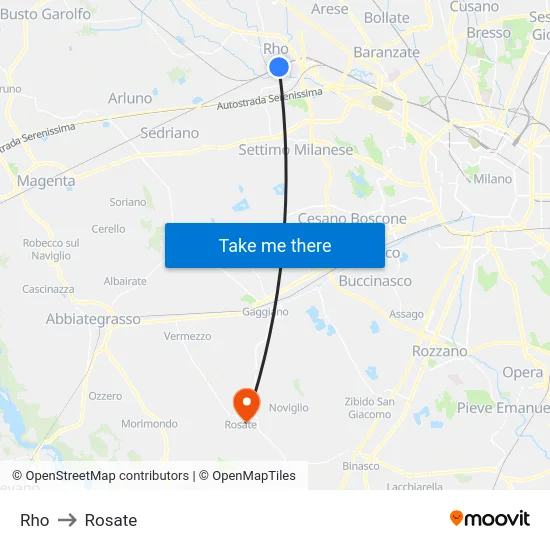Rho to Rosate map