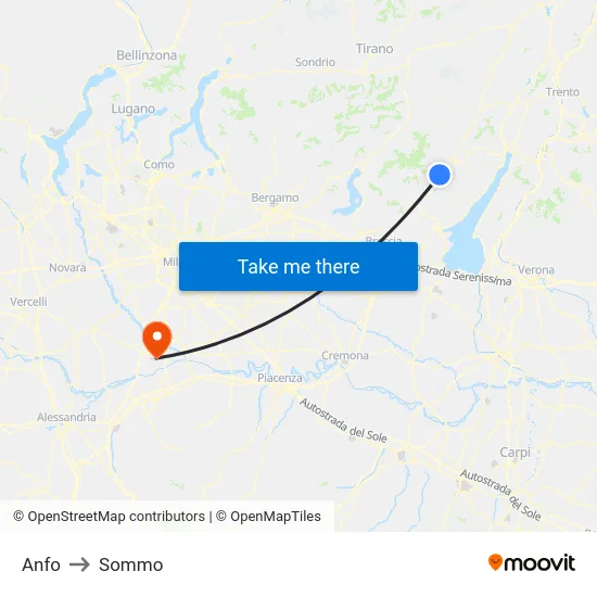 Anfo to Sommo map