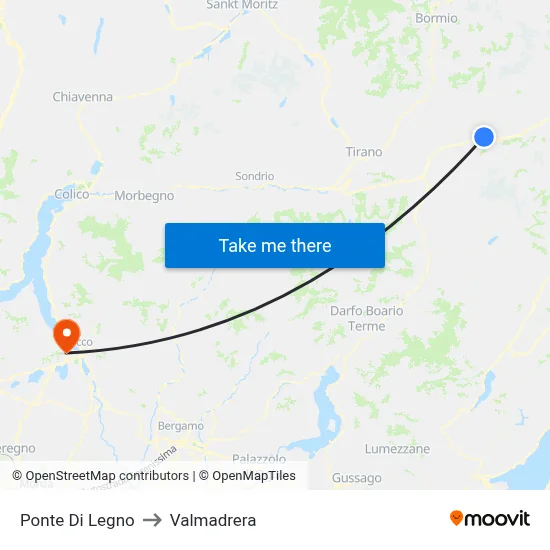 Wooden Bridge to Valmadrera map