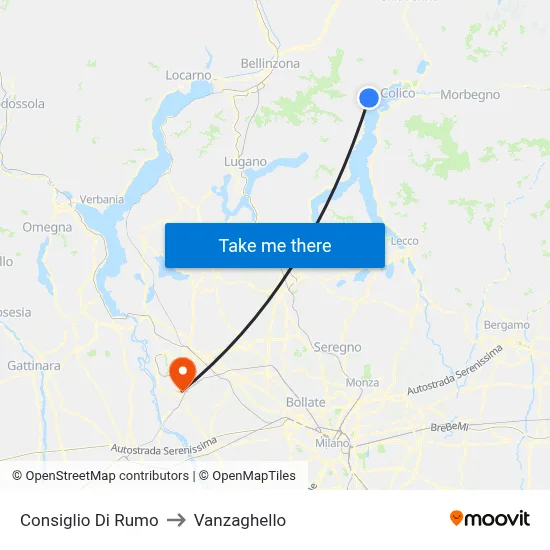 Consiglio Di Rumo to Vanzaghello map