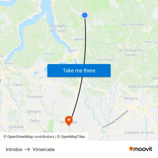 Introbio to Vimercate map