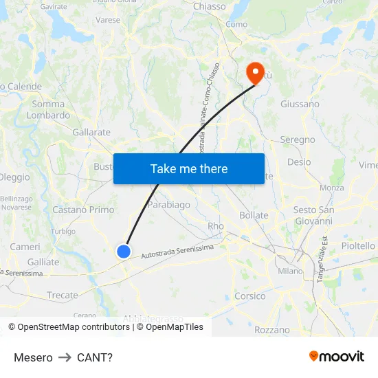 Mesero to Cant? map