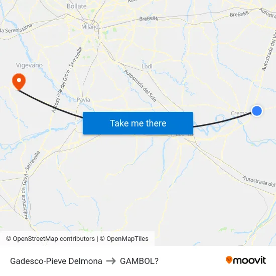 Gadesco-Pieve Delmona to GAMBOL? map