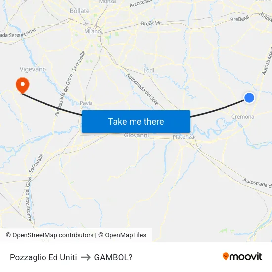 Pozzaglio Ed Uniti to GAMBOL? map