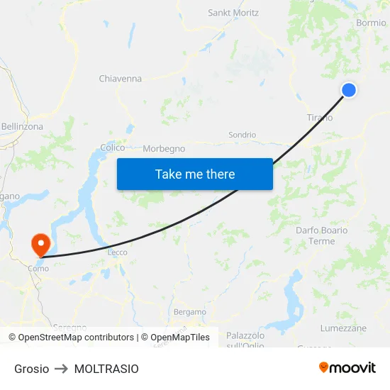 Grosio to MOLTRASIO map