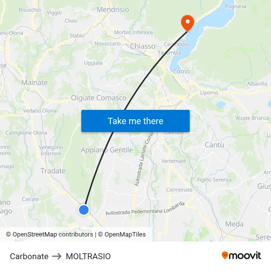 Carbonate to MOLTRASIO map
