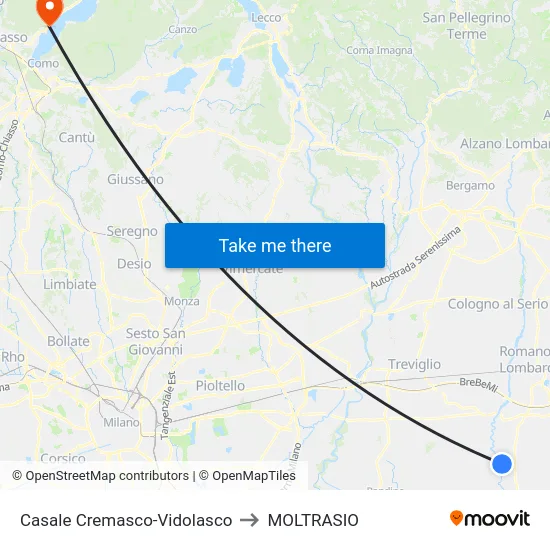 Casale Cremasco-Vidolasco to MOLTRASIO map